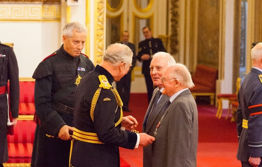 Brithers Brian and Allan Stannah receive MBE